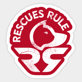 Rescues Rule Sticker